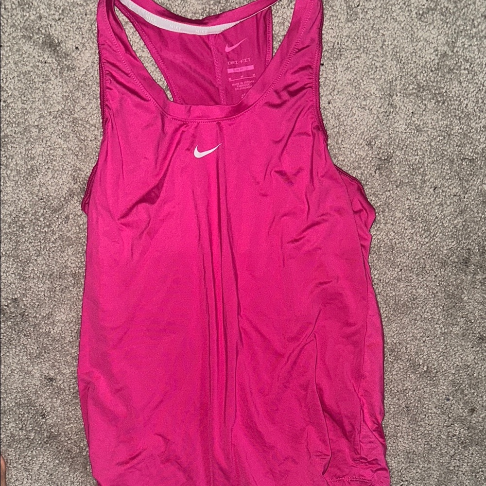 Nike Pink Racerback Sleeveless Tank Top